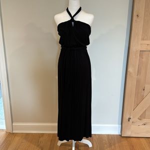 Wrap-Neck Maxi Dress